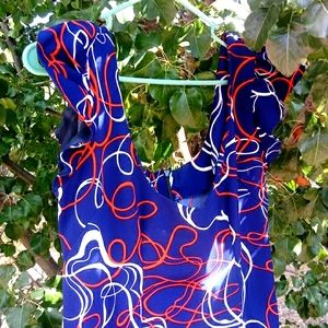 Beautiful Vintage geographic print dress